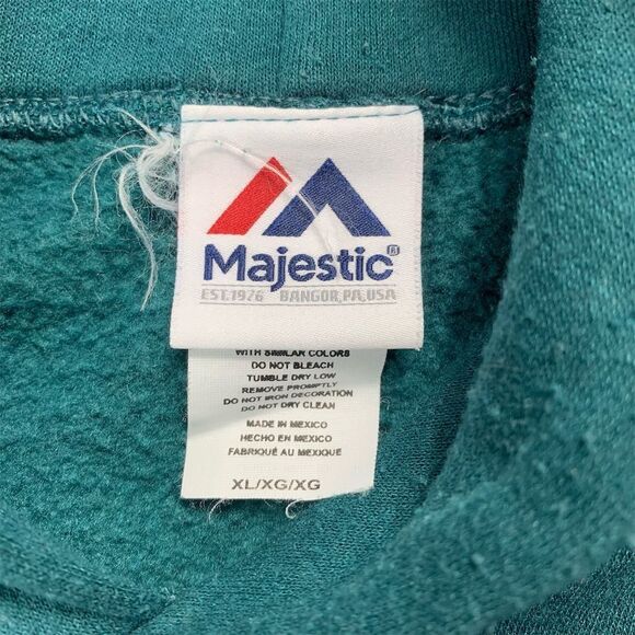 Vintage Philadelphia Eagles NFL Pullover Hoodie Men's XL Green - Picture 2 of 6